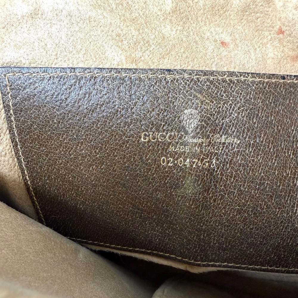 Authentic Gucci brown monogram coated canvas crossbody bag - Picture 12 of 16